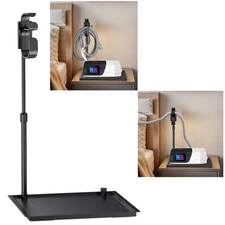 CPAP Protector Mat & CPAP Hose Holder - Bedside Organizer with Retractable CP...