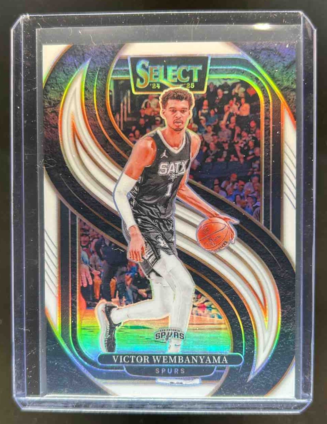 2024-25 Select Victor Wembanyama Premier White Prizm #131/149 Spurs
