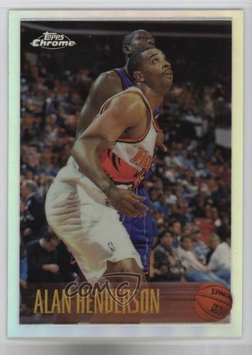 Alan Henderson [Refractor] #86 1996 Topps Chrome card