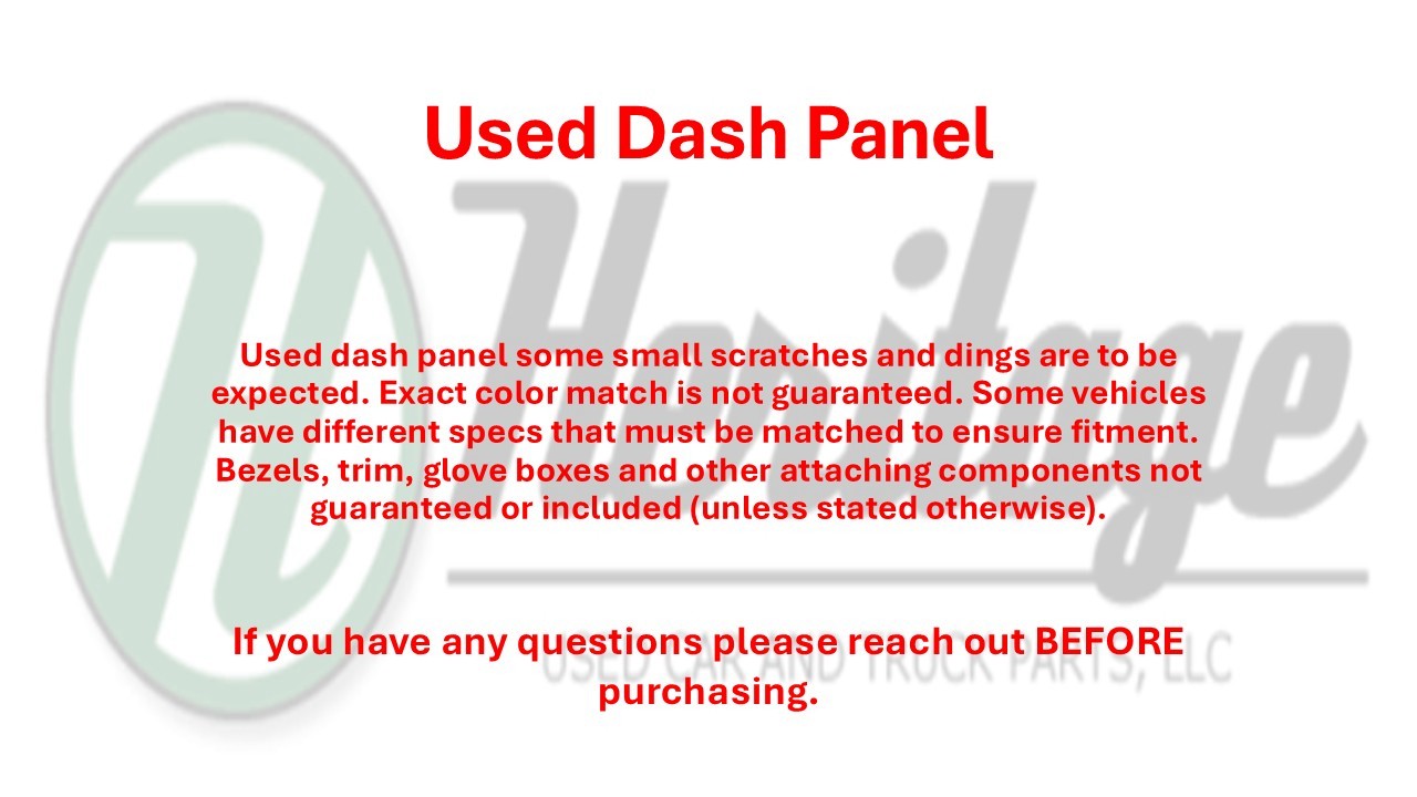 2003 Maserati Spyder Cambiocorsa OEM Black Upper Dash Pad 
