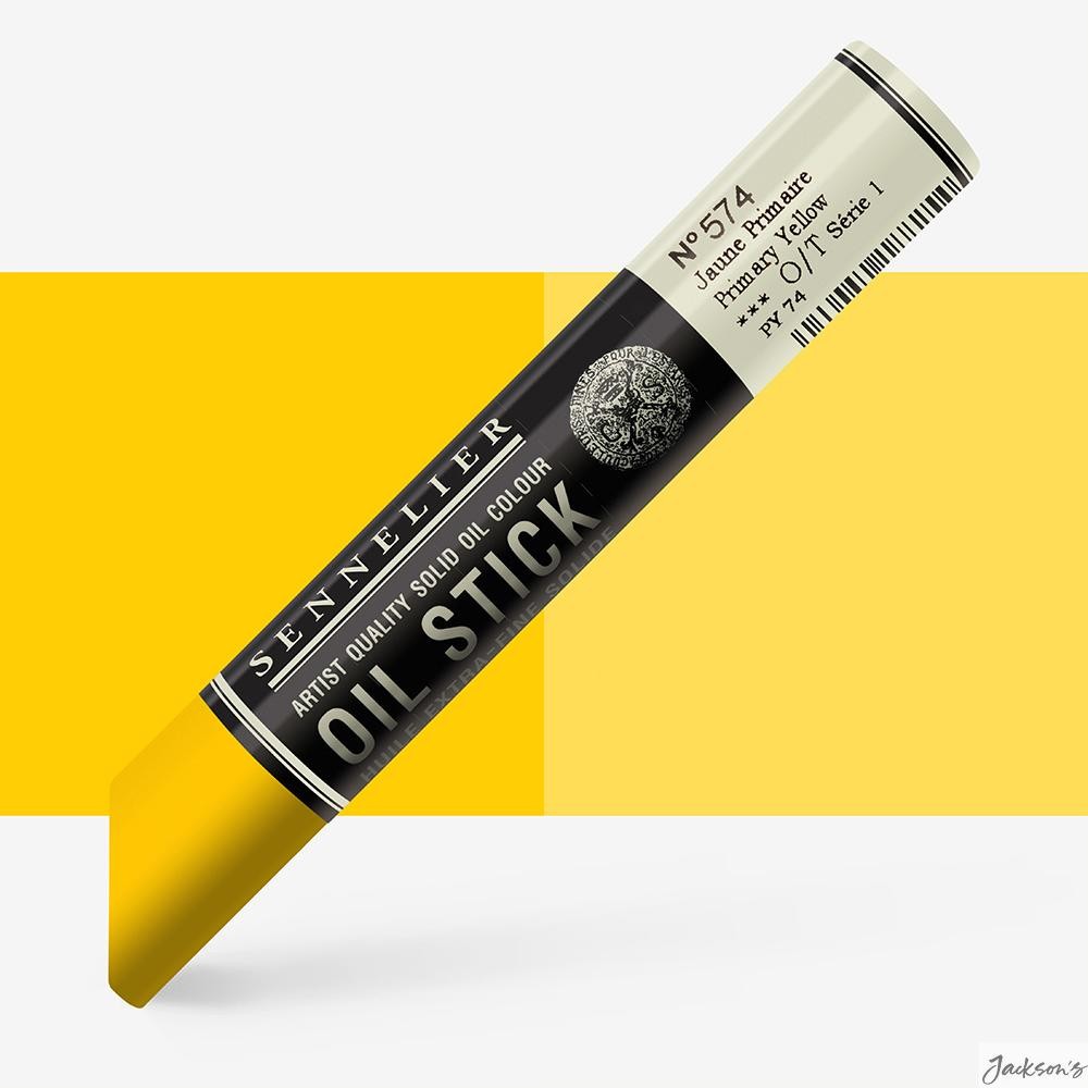 Sennelier Oil Stick Oil Paint 38ml Primary Yellow For Fine Art Drawing