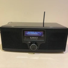 Roberts WM-201 Wi-Fi Internet Radio Aux Input Black Retro Style
