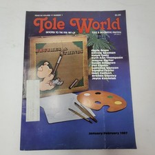 Tole World Magazine January February 1987 Decorative Painting Crafts Art