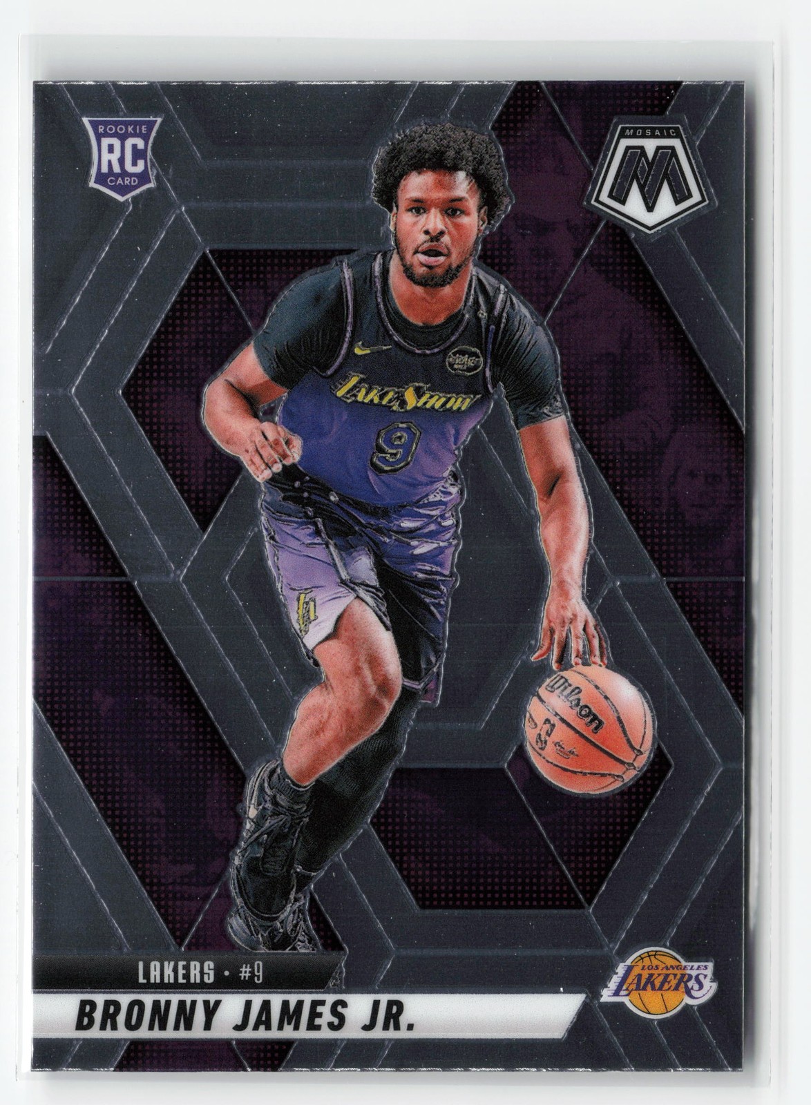 2024-25 PANINI MOSAIC BRONNY JAMES #214 RC LAKERS