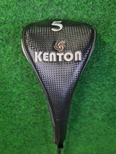 KENTON Schlägerhaube für 5-Holz (Schwarz/Silber, Magnetverschluss)