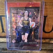 Panini Caitlin Clark Indiana Fever Chronicled Winning Triple-Double Card 2025