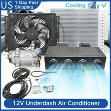 12v Car Air Conditioner Electric Auto Underdash Ac Unit Compressor Universal