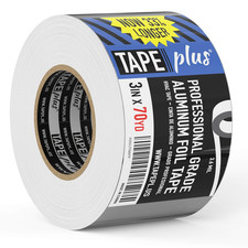 HVAC Tape - 3 in X 210 Ft, Silver - Insulation  Heat-Resistant Heavy-Duty Water