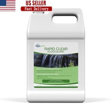 Pond Water Clarifier Quickly Clears Cloudy Water Safe Fish Plants 1 Gal New