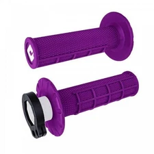 ODI Half Waffle MX Lock-On Grip Set Purple For MotionPro Throttle PushPull 00-25