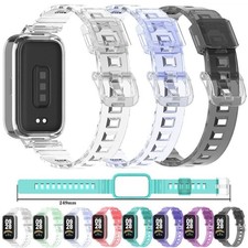 Silicone Sport Watch Band Bracelet For Xiaomi Mi Band 9 8 Active/Redmi Band 3 2