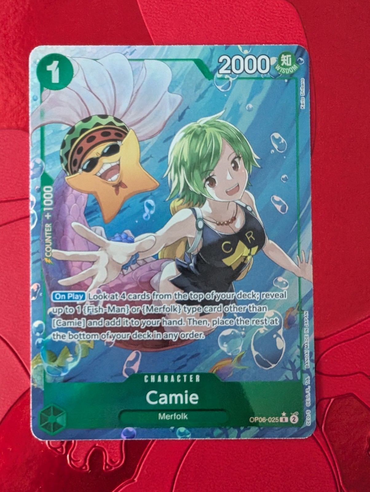 One Piece TCG Camie Alt Art OP06-025 Wings of the Captain