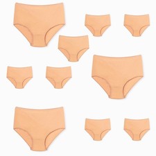 Slip Damen Unterhosen 6er-10er Pack Basic Slips elastische Taillenslips