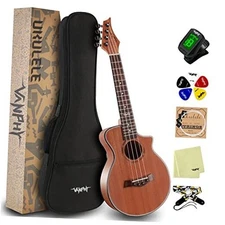 Ukelele tenor Ukelele Sapele de madera Uke profesional de 26 pulgadas Tenor 26"