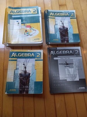 A Beka Algebra 2 Student Text, Quiz Test Key, Teacher Edition, Solution Key