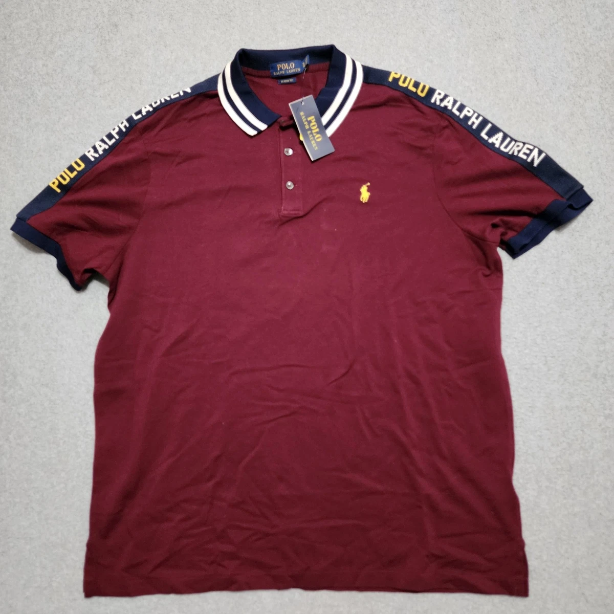 Las mejores ofertas en Manga corta Polo Ralph Lauren Camisas Rojas