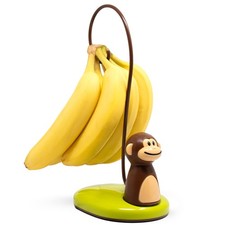 Monkey Banana Tree Holder, Countertop Fruit Hanger with Secure Hook, Bananas ...