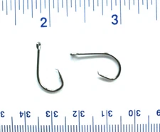 100 GT 2X Inline Circle Fish Fishing Hooks size 6 - 100 hooks 7381