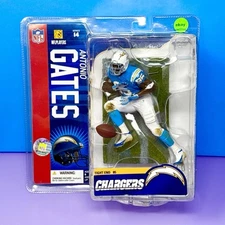 McFarlane Series 14 NFL Antonio Gates Chargers Powder Blue Jersey Figure 2006