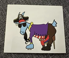 🐐 2x TWO GOAT USA NY Clothing Pirate Goat Sticker Decal - New - VERY RARE 🏴‍☠️