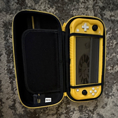 Nintendo Switch Lite Yellow Handheld Console 32GB USB-C w/ Case & Charger