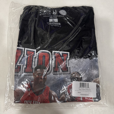 Stadium Essentials Zion Williamson New Orleans Pelicans Tee Black Size Large