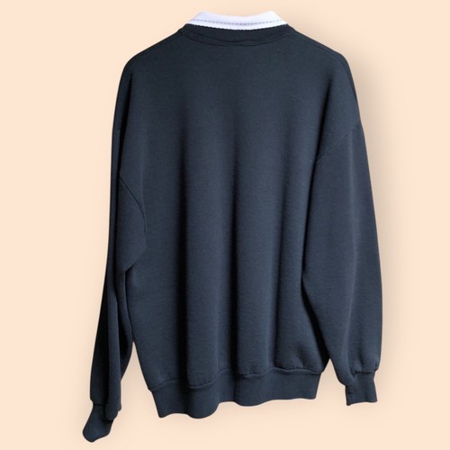 Vintage 90s Morning Sun Collared Crewneck Sweatshirt Winter Trees USA Women’s XL - Picture 8 of 8