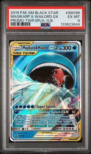 Magikarp & Wailord-GX graded PSA 6 for sale on eBay