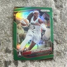 2025 Panini Prizm WNBA - Jordin Canada #120 Green Prizm Atlanta Dream
