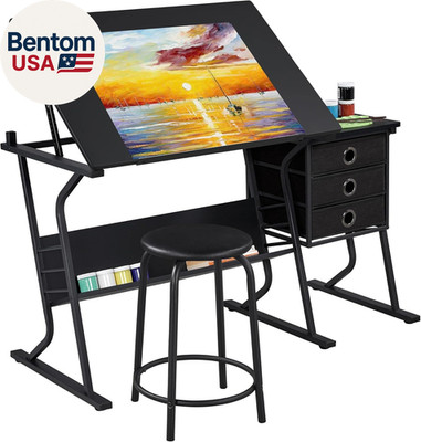 Drafting Table for Adults/Artists, Drawing Desk, Tabletop Adjustable Art/Craft D