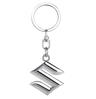 Schöner Suzuki S Logo Metall Schlüsselanhänger Key Chain Anhänger silber-farbig