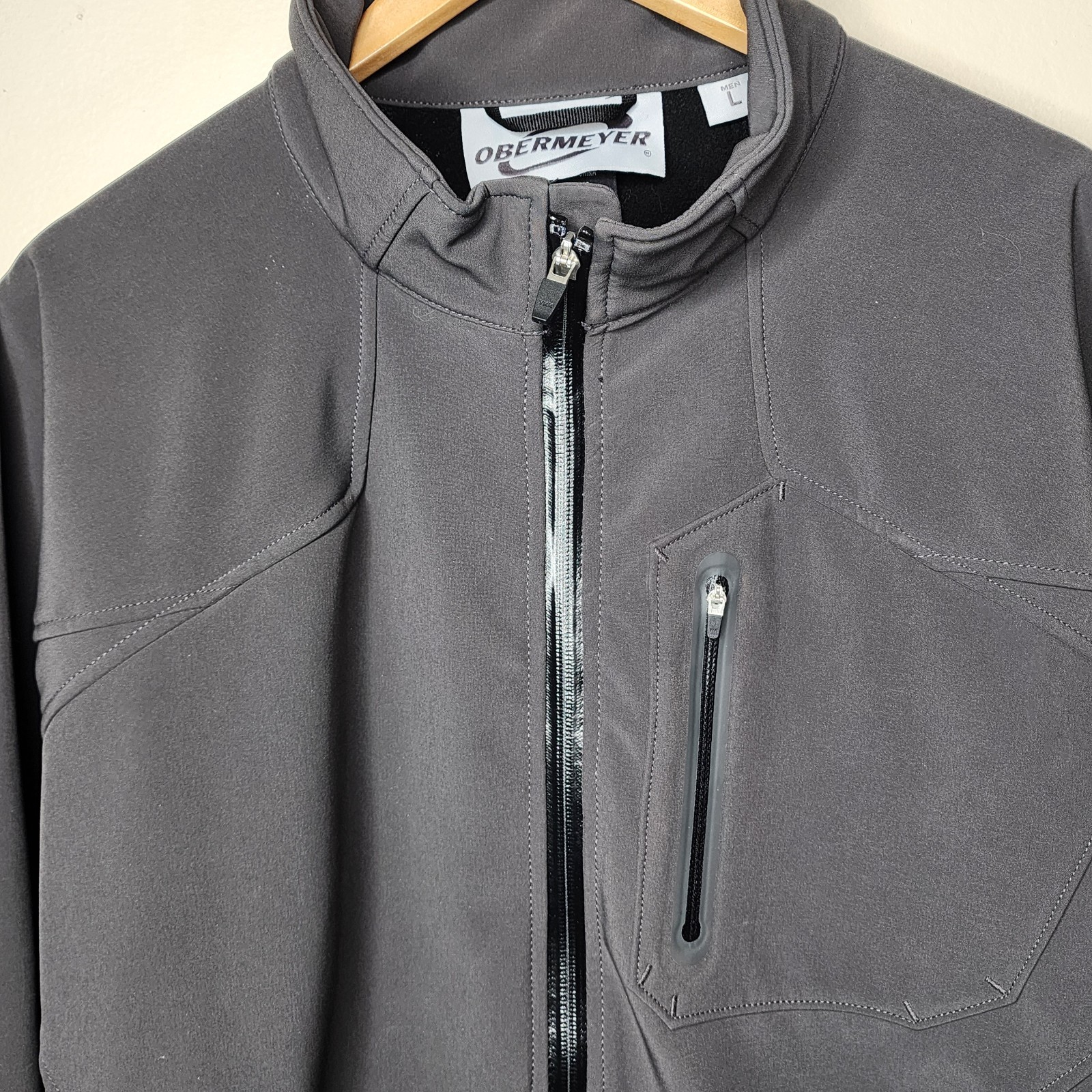 Obermeyer Element Jacket Softshell Mens Large Ath… - image 2