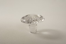 Vintage Clear Glass Battle Stopper Decanter (H5R-4/JSF6) Large Mushroom Shaped