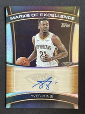 Yves Missi 2025-26 Topps Flagship Marks of Excellence Rainbow Foil Auto #ME-YM