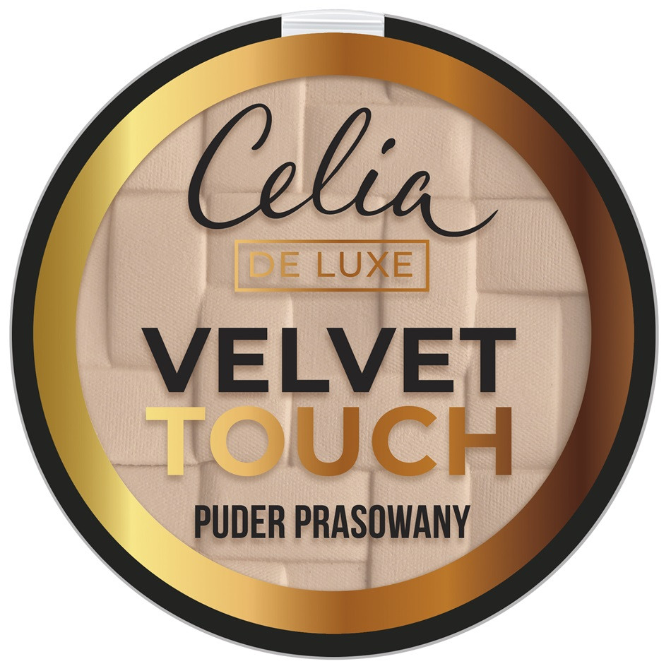 5900525065179 Пудра Celia De Luxe Velvet Touch prasowany 104 Солнечно-бежевый, 9 г (P1)