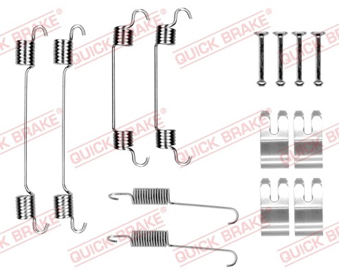 ZubehÖRsatz, Bremsbacken FÜR Nissan Micra V (K14) - Quick Brake 105-0076-image