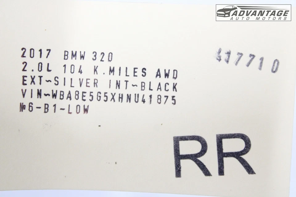 2013-2018 BMW 320I XDRIVE F30 НИЖНЯЯ ЧАСТЬ КУЗОВА ПРАВАЯ СТОРОНА БРЫЗГОВИК ЗАЩИТНАЯ КРЫШКА OEM - Изображение 4 из 4