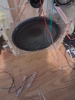 KLH Subwoofer 8'' paper cone woofer 4 ohm - Refoamed