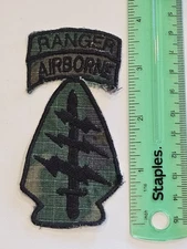 1960s US Army Vietnam Made Camo Special Forces Ranger Patch L@@K!!!