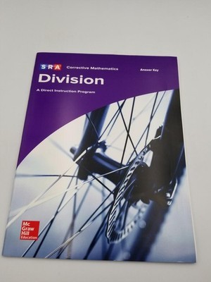 Division: A Direct Instruction Program, Answer Key (SRA Correc...