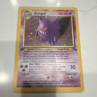 Pokémon TCG Gengar Fossil 1st Edition 5/62 80 HP Holo Rare English Card