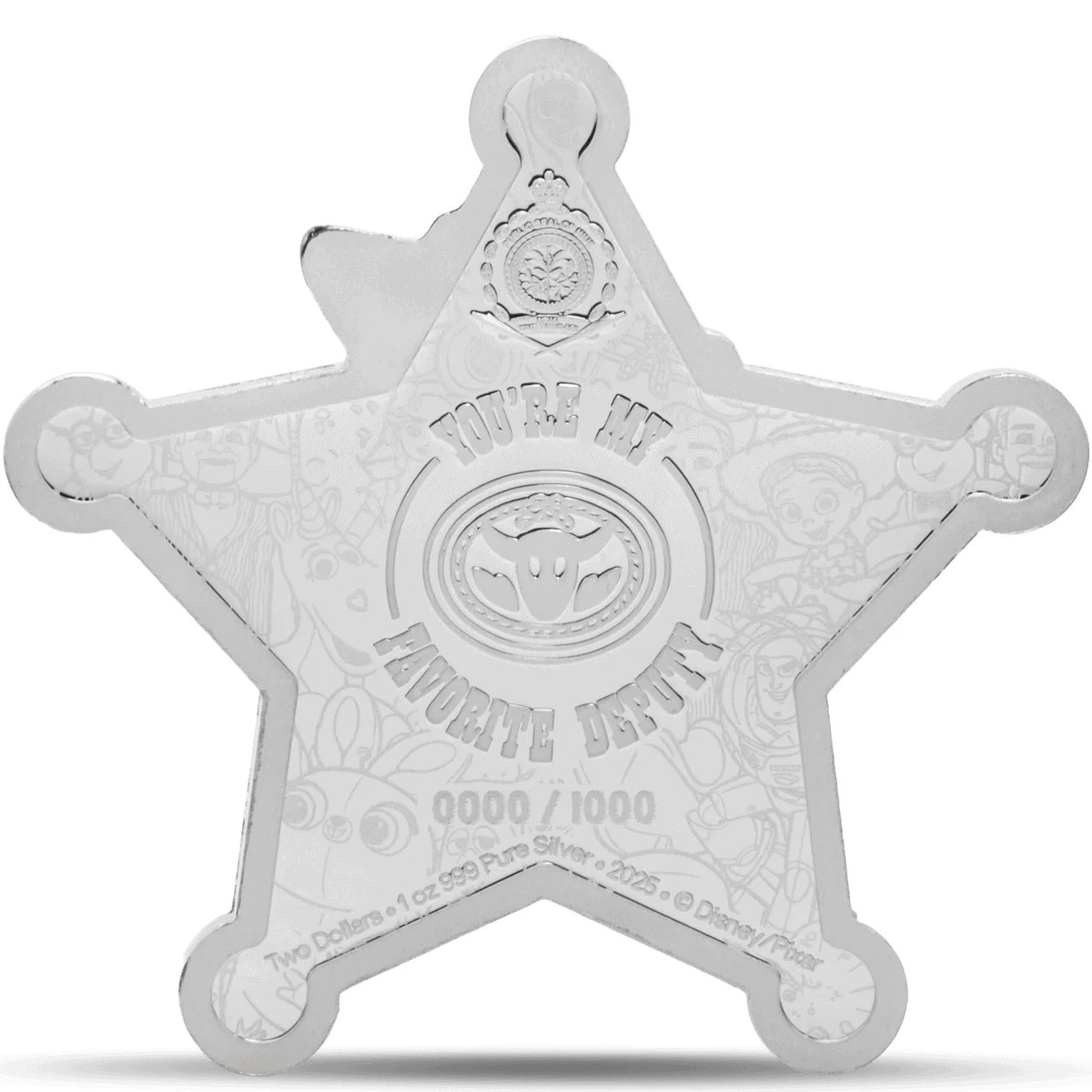 2025 Niue Disney Toy Story (1995) 30th Ann. Woody 1 oz Silver Proof Coin