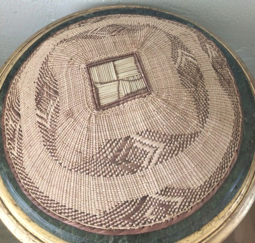 Binga Tonga Basket Bowl African Art 14 Inch Wall Decor Zimbabwe VGC - Picture 5 of 5