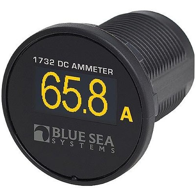 Blue Sea Systems 1732 Mini OLED Ammeter 500A DC Marine Digital Power Display AMP