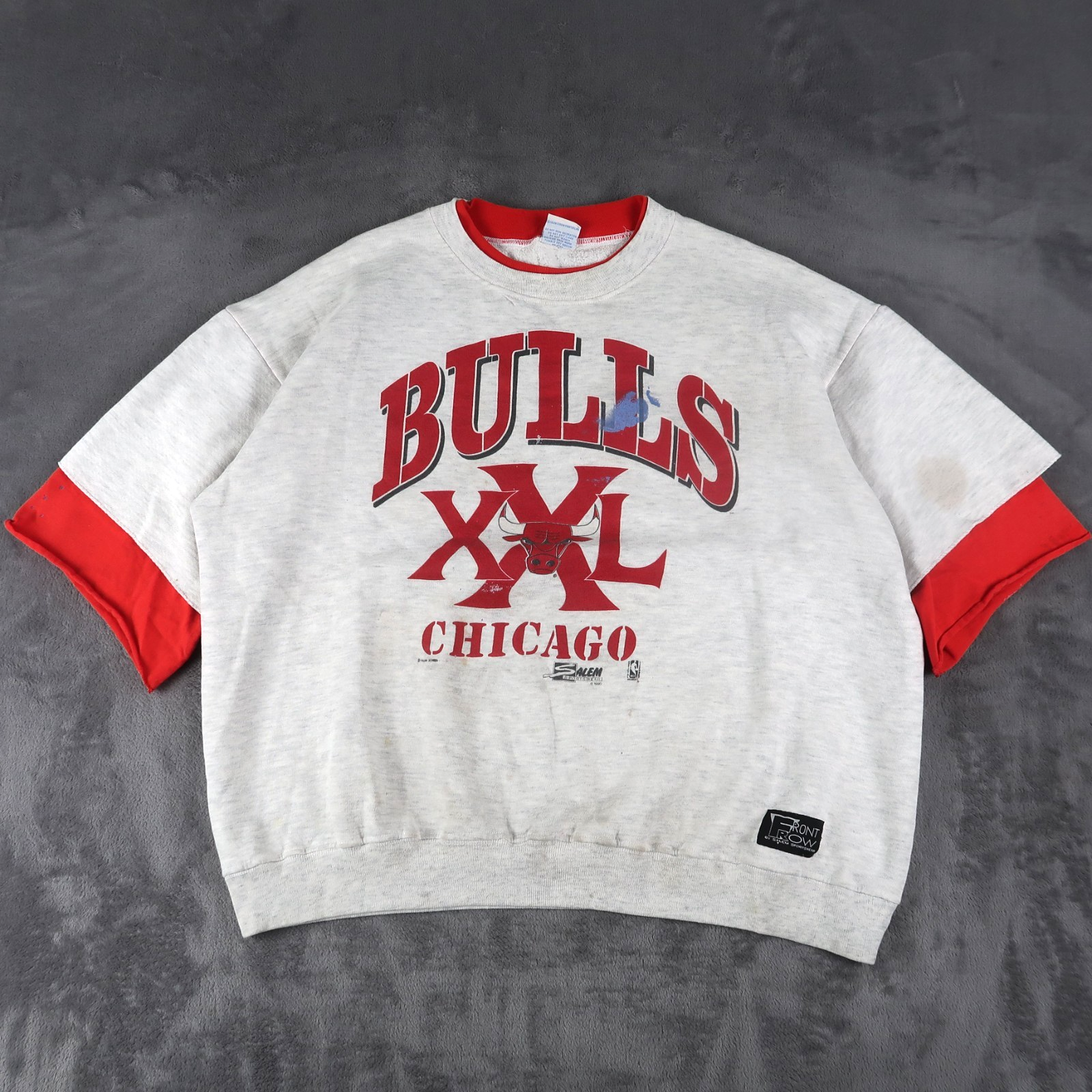 FILA Vintage Front Row By Salem Sportswear Chicago Bulls MJ manica corta girocollo XL