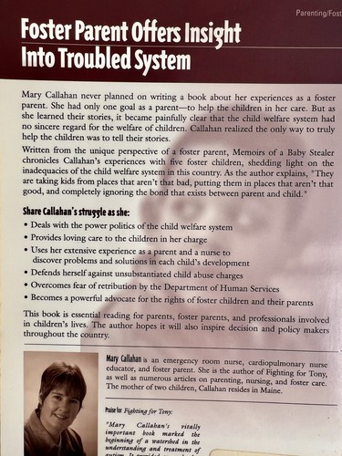 Memoirs of a Baby Stealer: Lessons I’ve Learned As A Foster Mother Callahan Mary - Foto 9 di 17