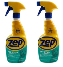 Lot of 2 Zep Pro Pet Stain And Odor Remover 32 fl oz Spray Bottle each