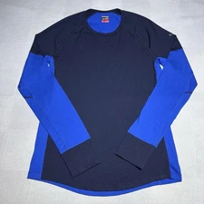 Icebreaker Merino Wool 260 Zone Mens Large Base Layer Shirt Thermal Long Sleeve