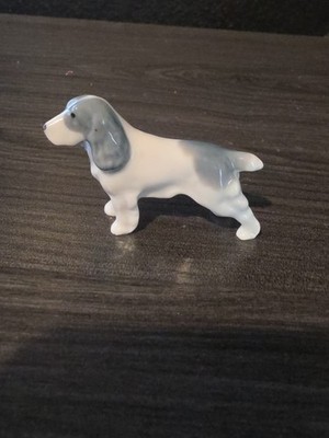 Vintage Miniature Metzler Ortloff GERMANY  SPRINGER SPANIEL Dog Cocker M&O