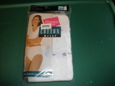 New Vintage 1999 Hanes Her Way Cotton Briefs 3 Pack 100 Cotton Size 9